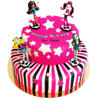 Monster-High auf Sweet Monster Torte