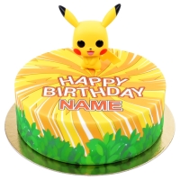Pikachu auf Powerblitz Torte-1
