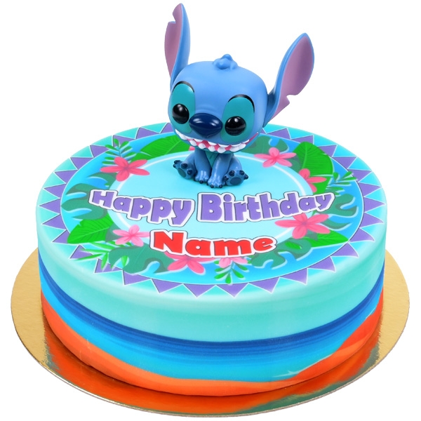 Stitch auf Hula Torte 1