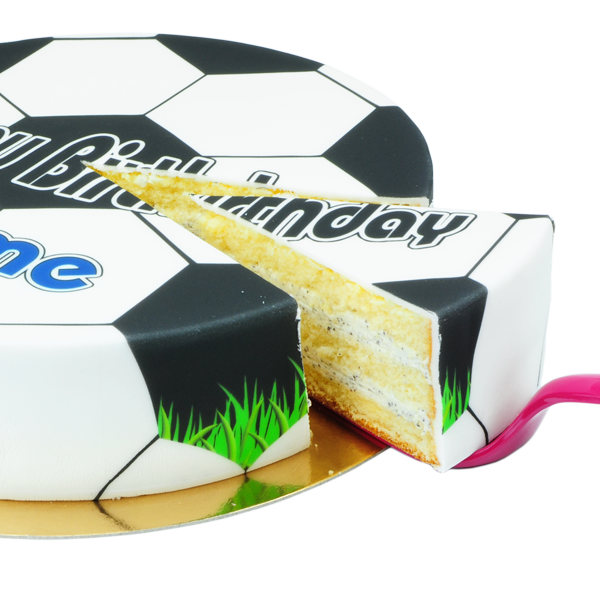 Fussballtorte - Fussball Torten Motiv zum Geburtstag bestellen