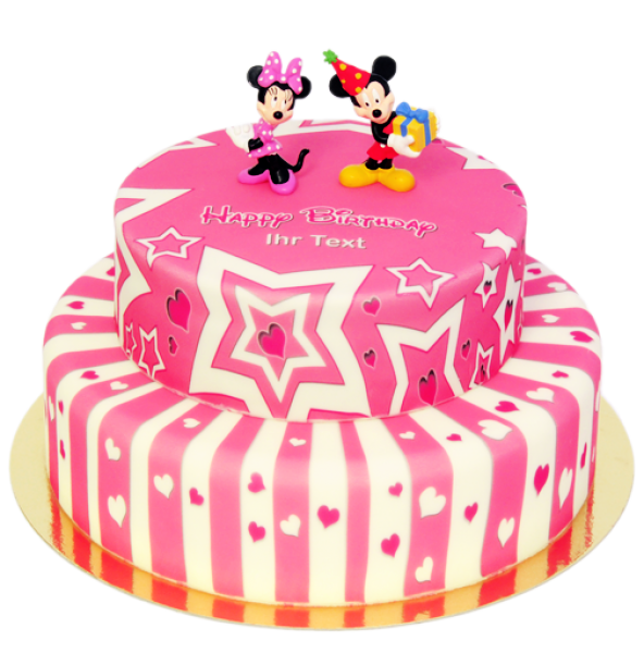 Zauber Torte Mit Minnie Mouse Mickey Mouse Figuren